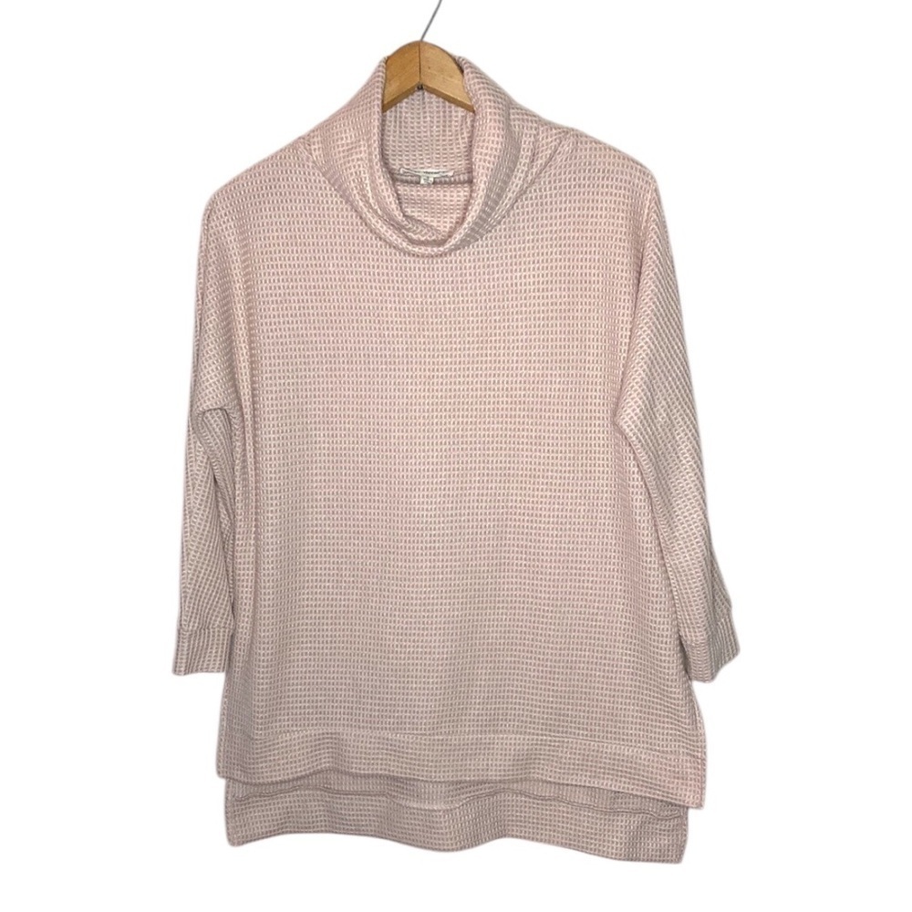 Indigo Thread Co. | Oversized Waffle Knit Cowl Neck Sweater S